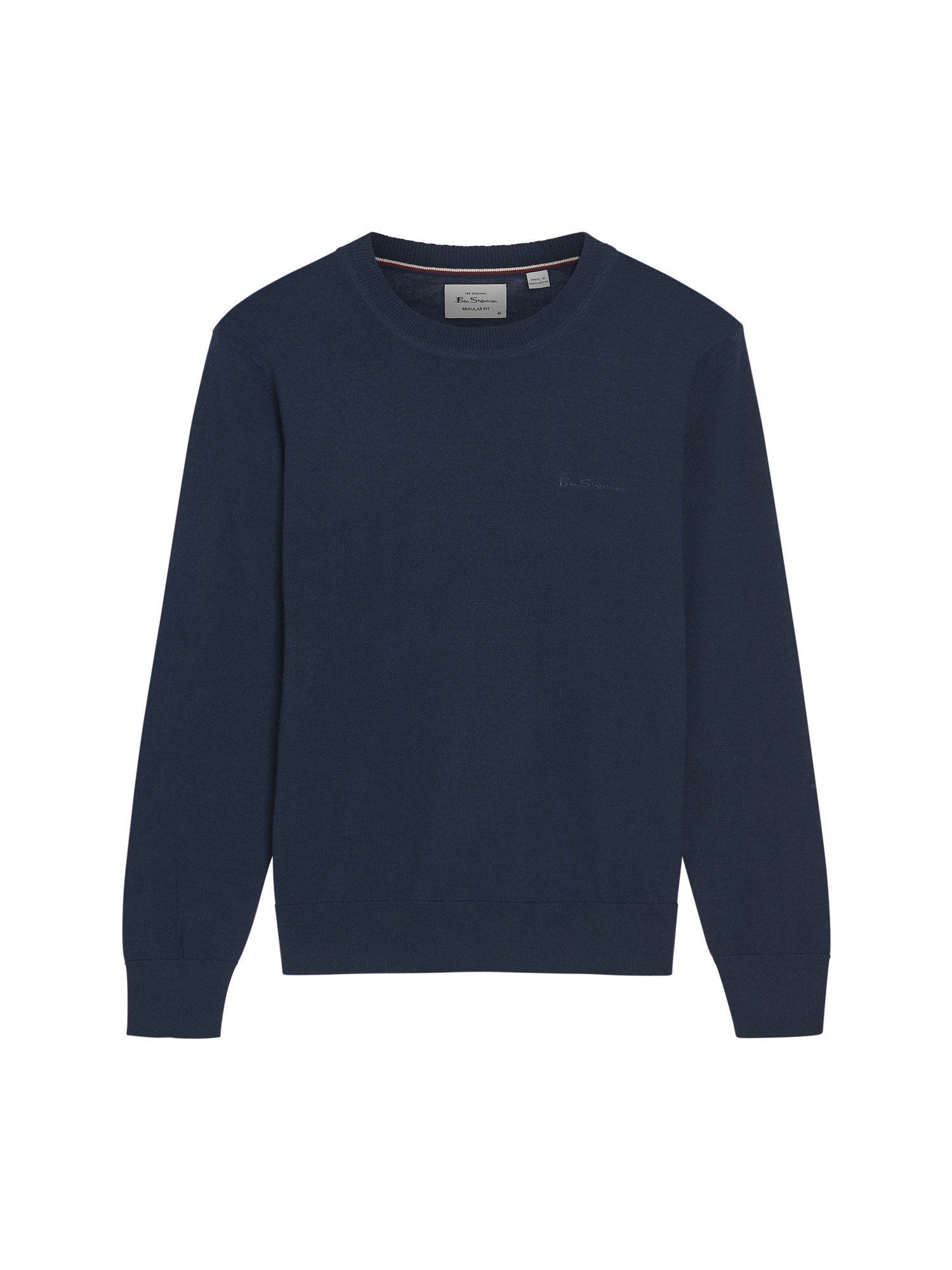 Ben Sherman Merino Crew Neck (Dark Navy)