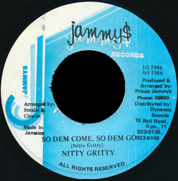 Nitty Gritty - So Dem Come, So Dem Go / Version (7")