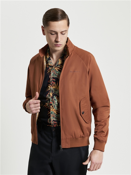 Ben Sherman Signature Harrington in Anise 