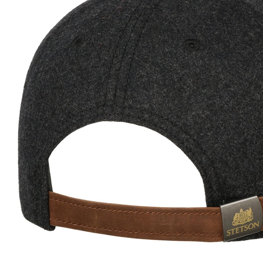 Stetson Bralford Wool Cap (Anthrazit)