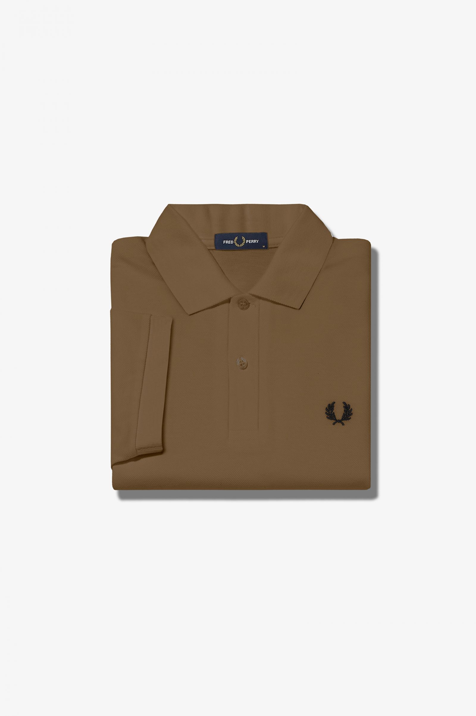 Plain Fred Perry Shirt Shaded Stone