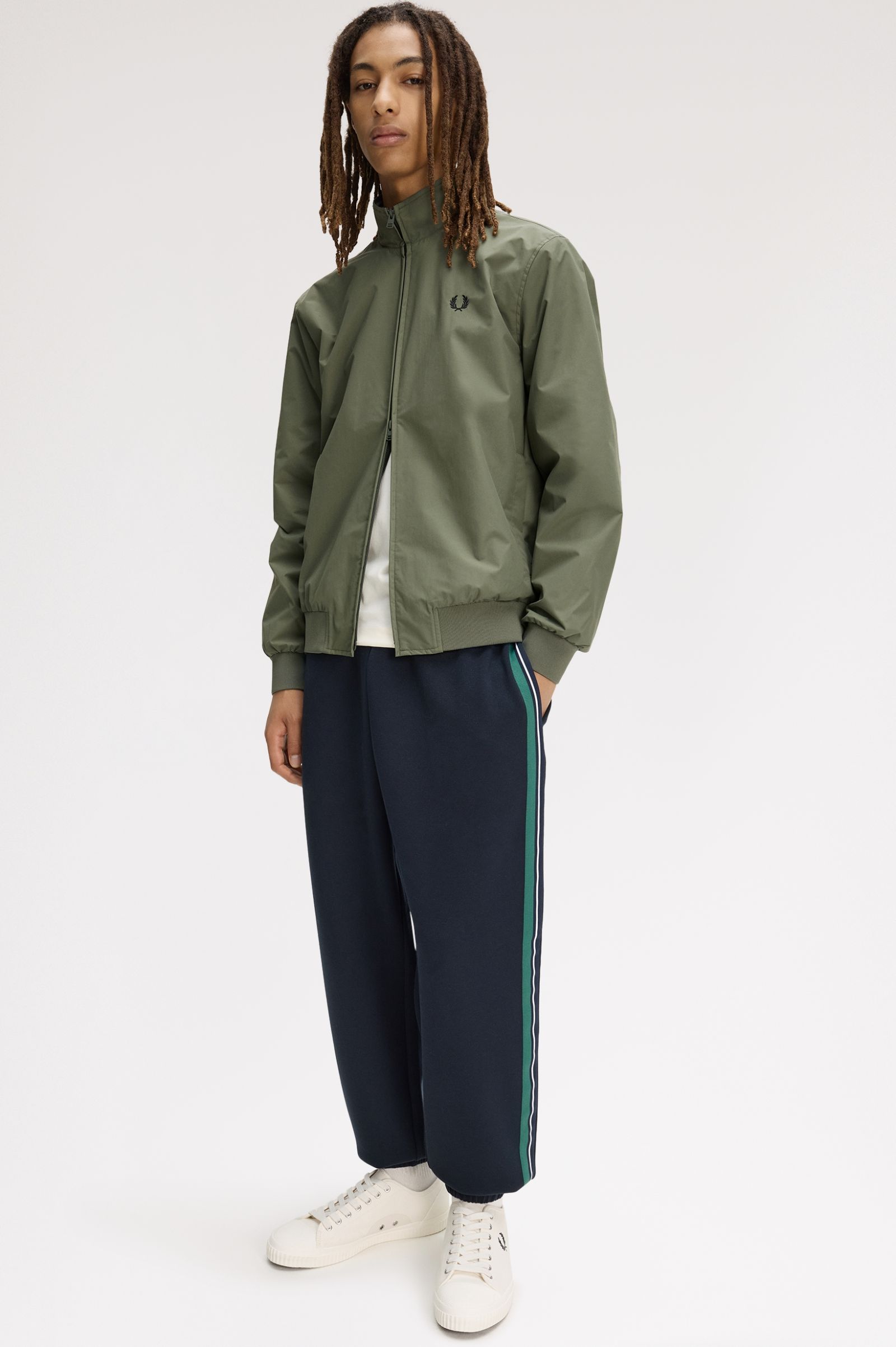 Fred Perry Brentham Jacket (Laurel Wreath Green)