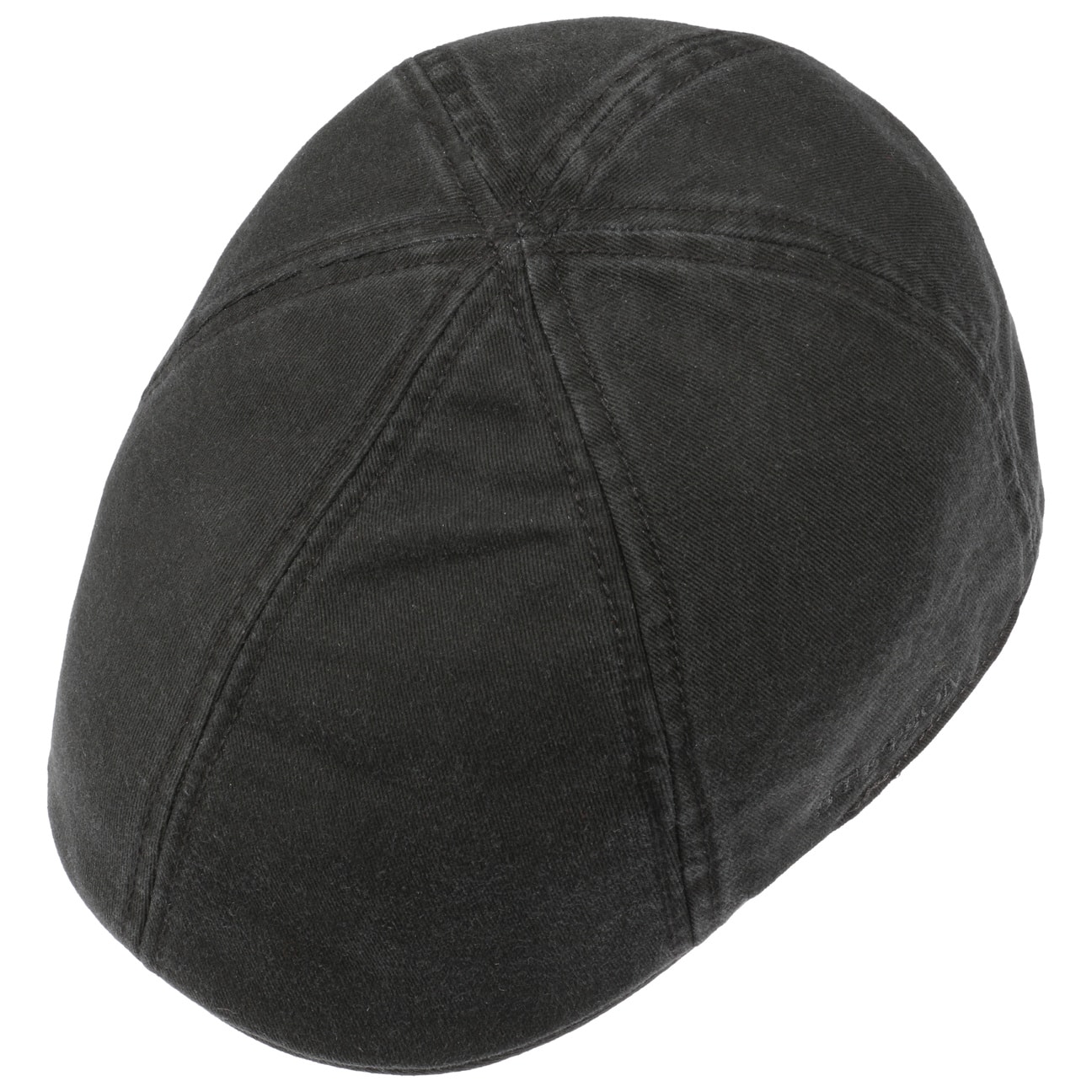 Stetson Texas Cotton Flatcap (Black)