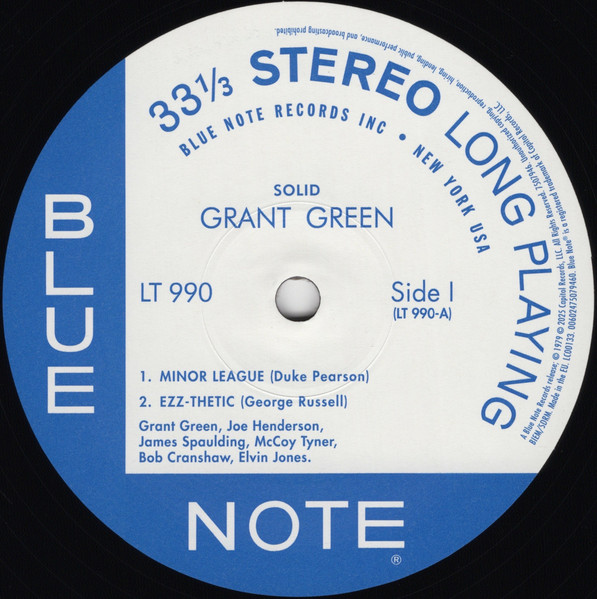 Grant Green – Solid (LP) 
