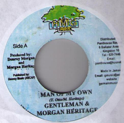 Gentleman & Morgan Heritage - Man Of My Own / Version (7")