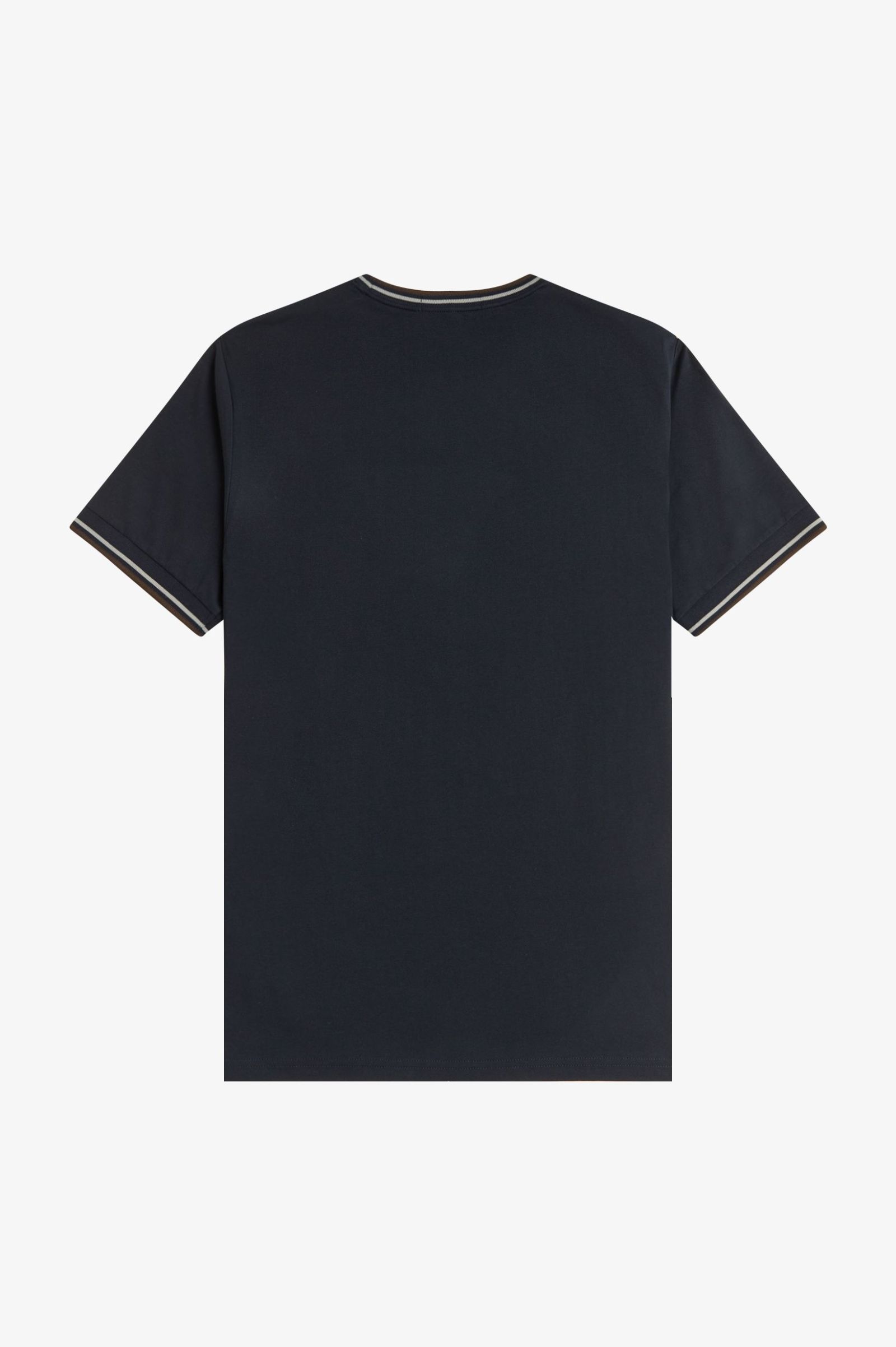 Fred Perry Twin Tipped T-Shirt (Navy/Warm Oat/Burned Tobacco)