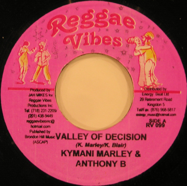 Kymani Marley & Anthony B - Valley Of Decision / Version (7")