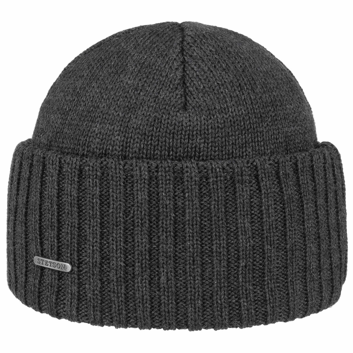 Stetson Northport Beanie in Anthrazit