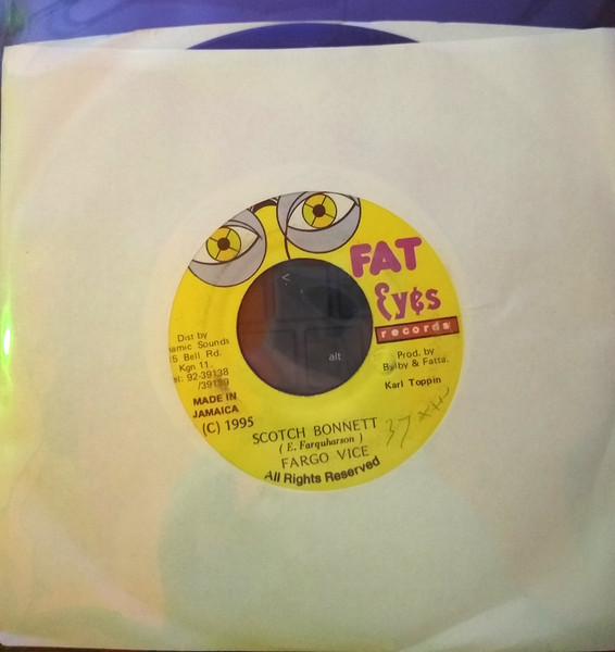 Fargo Voice – Scotch Bonnett / Sly Dunbar– Version Side Kick (7")      Fargo Voice – Scotch Bonnett / Sly Dunbar– Version Side Kick (7")
