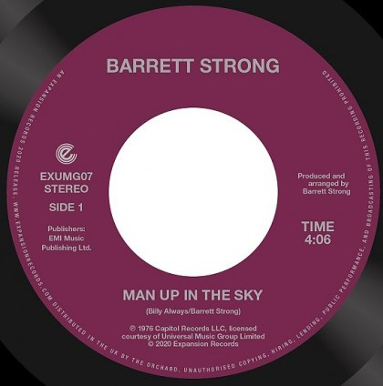 Barrett Strong - Man Up In The Sky / Is It True (7")