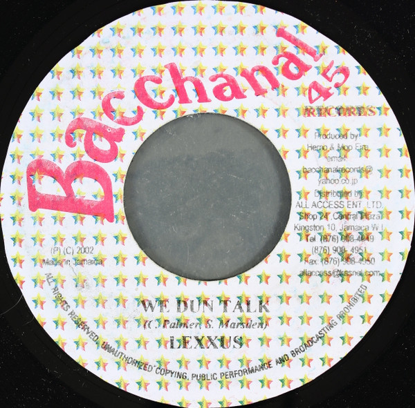 Lexxus / Rankin Taxi – We Dun Talk / New Day - O (7")               