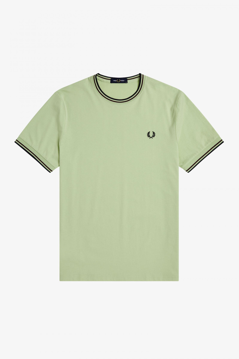 Fred Perry Twin Tipped Shirt Willow-XL