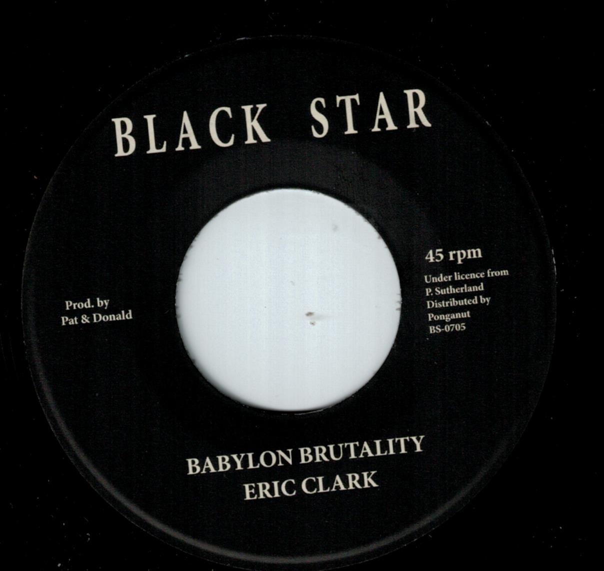 Eric Clarke - Babylon Brutality / Version (7")