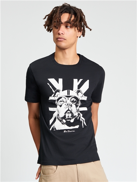 Ben Sherman Short Sleeve Bully T-Shirt (Black)