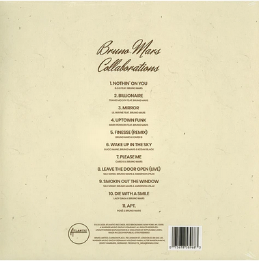 Bruno Mars - Collaborations (LP)  RSD 26       