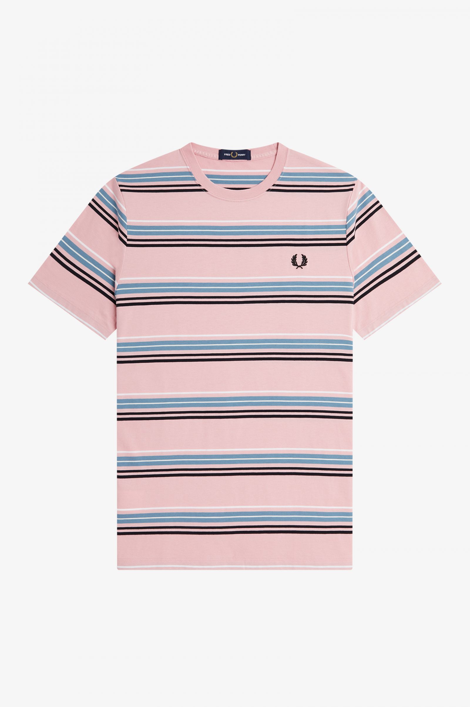 Fred Perry Striped Shirt in Chalcky Pink