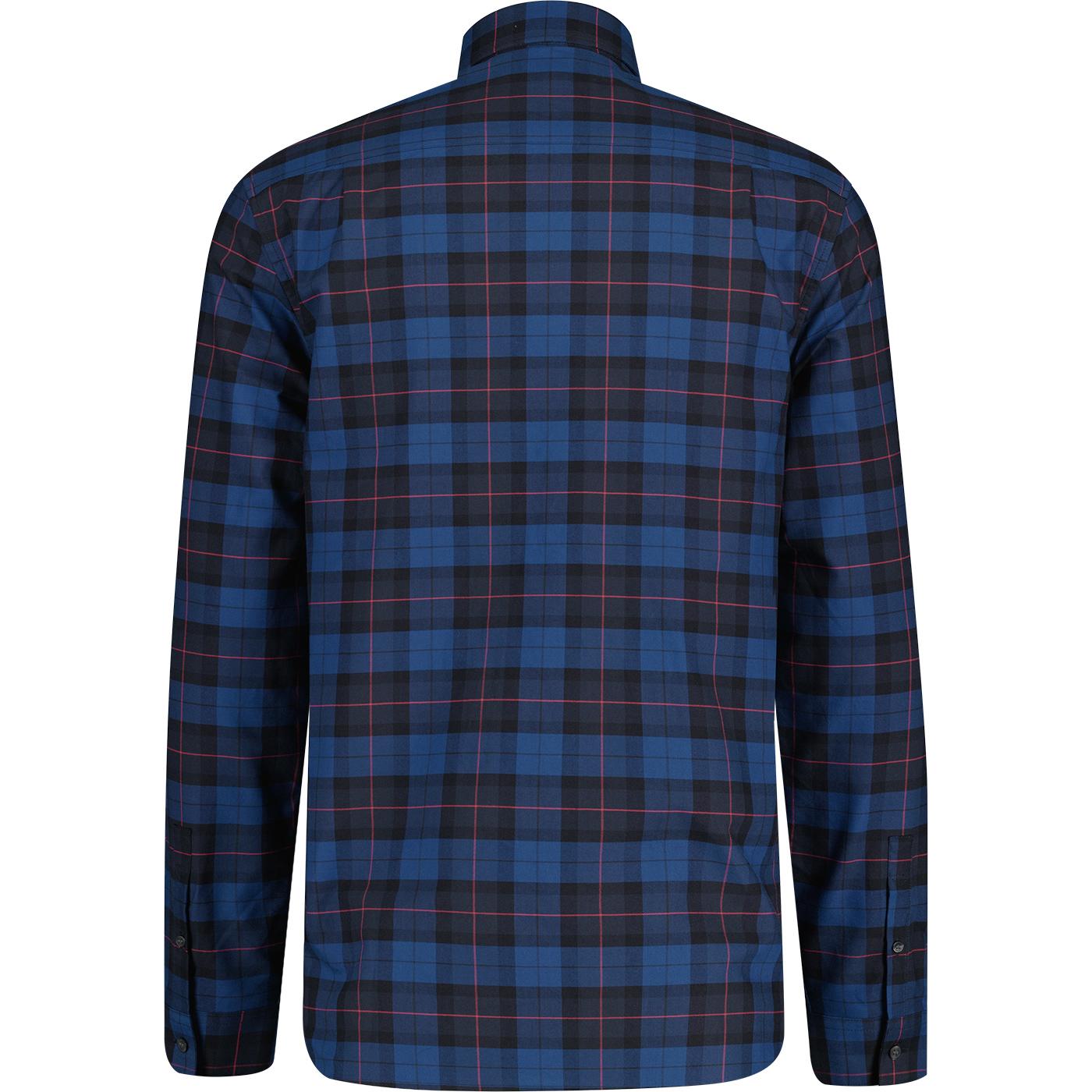 Fred Perry - Tartan Shirt Navy M5663