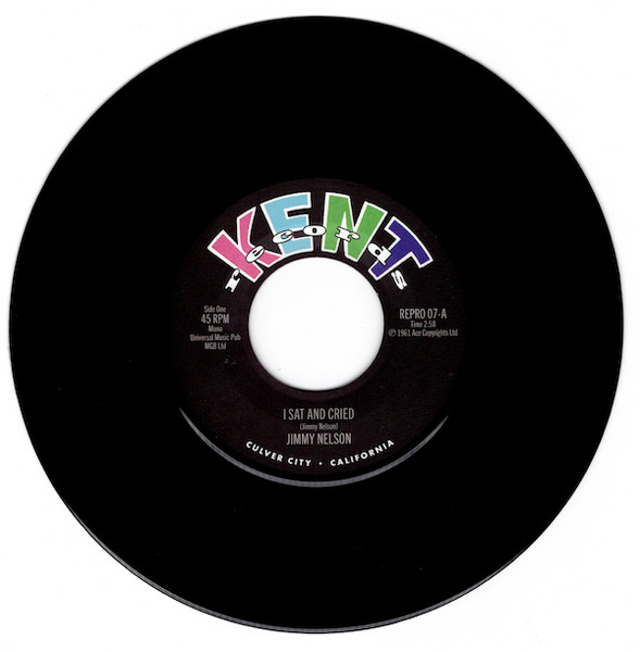 Jimmy Nelson – I Sat And Cried / She's My Baby (7") 