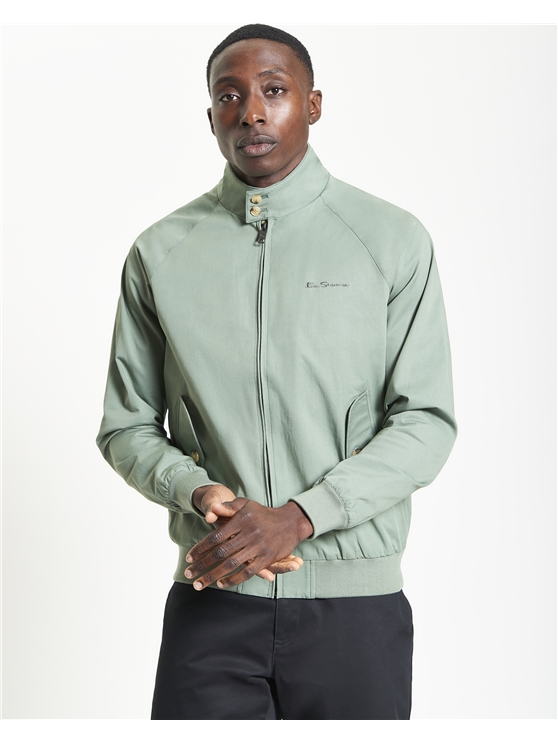 Ben Sherman Signature Harrington Jacket in Pale Khaki