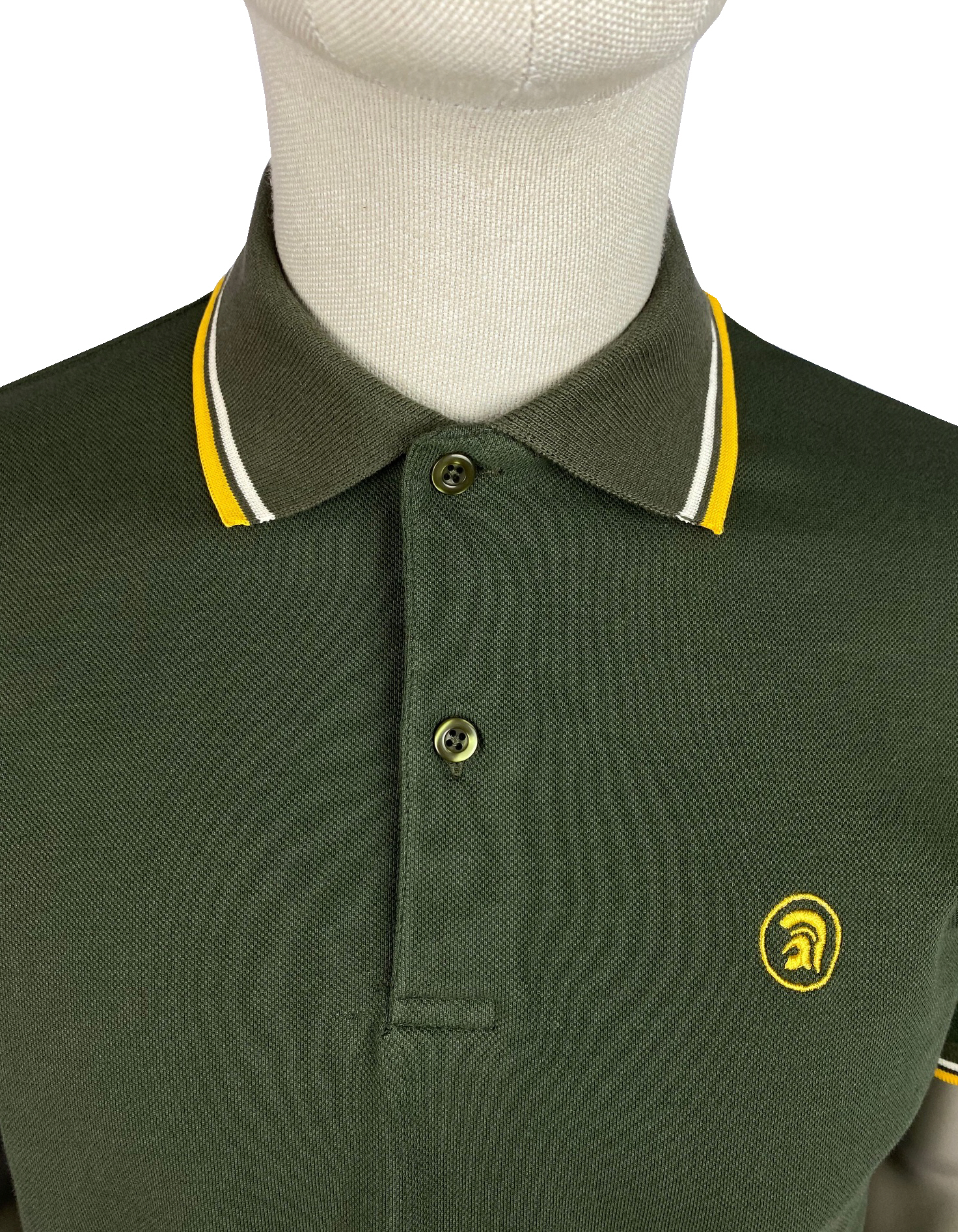 Trojan 'Army' Twin Tipped Pique Polo TC/1032