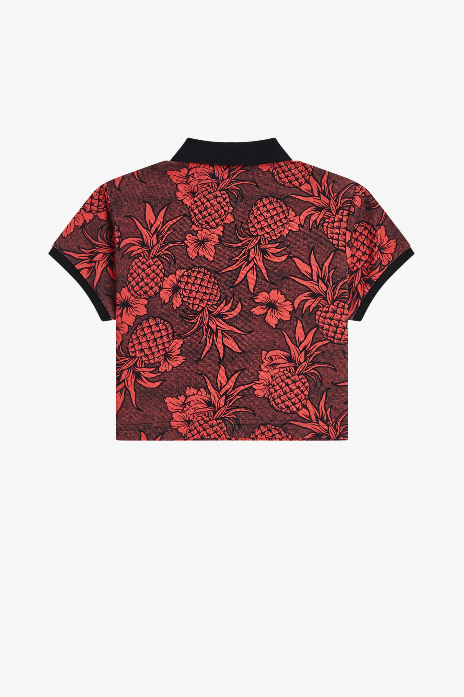 Fred Perry X Amy Winehouse Foundation Printed Polo Shirt (Strawberrycream)