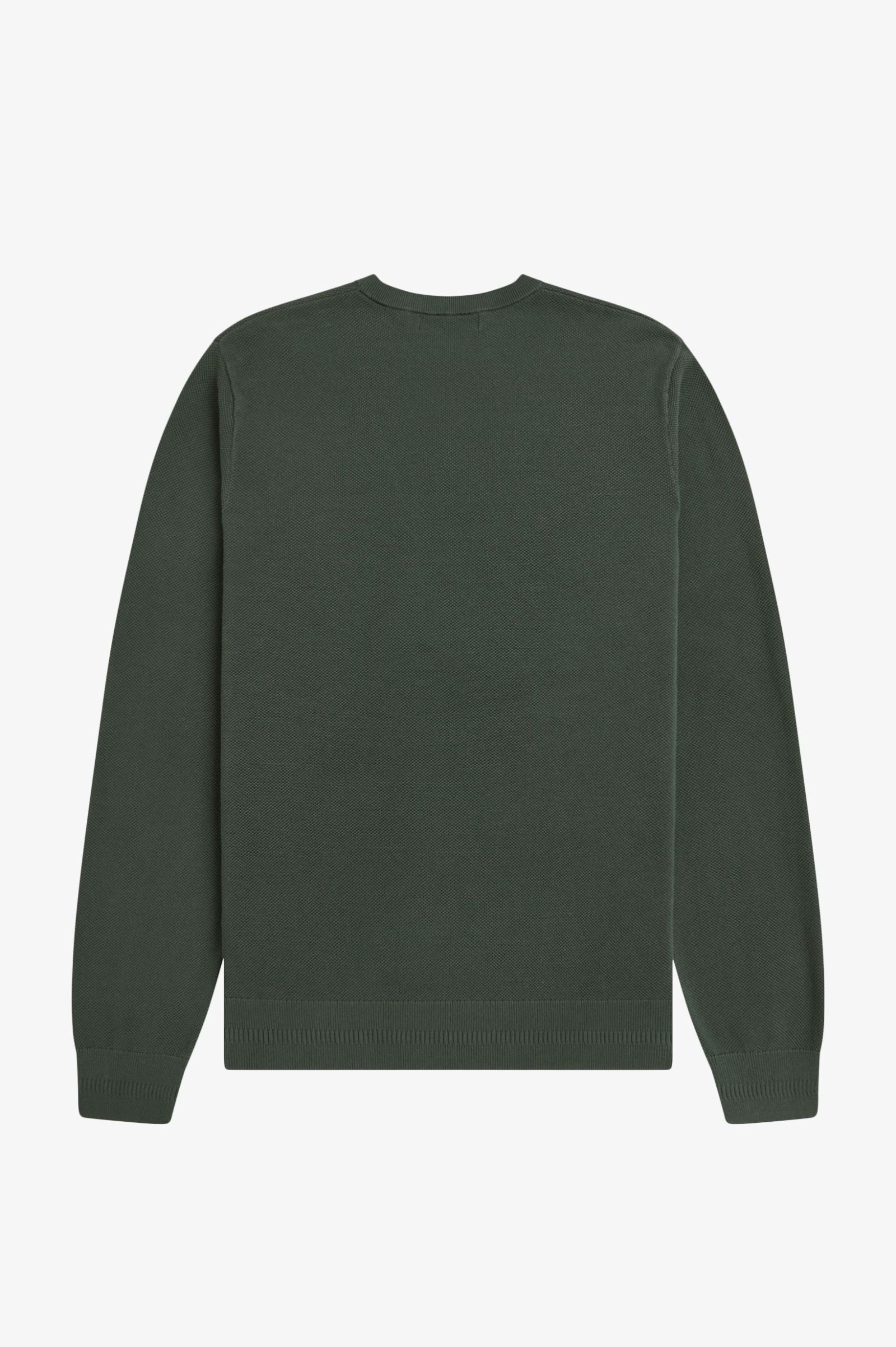 Fred Perry Pique Stitch Jumper (Court Green)