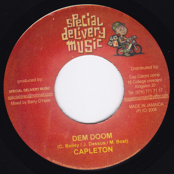 Capleton – Dem Doom / Bost & Bim–	Riddim Judgement Time (7")       