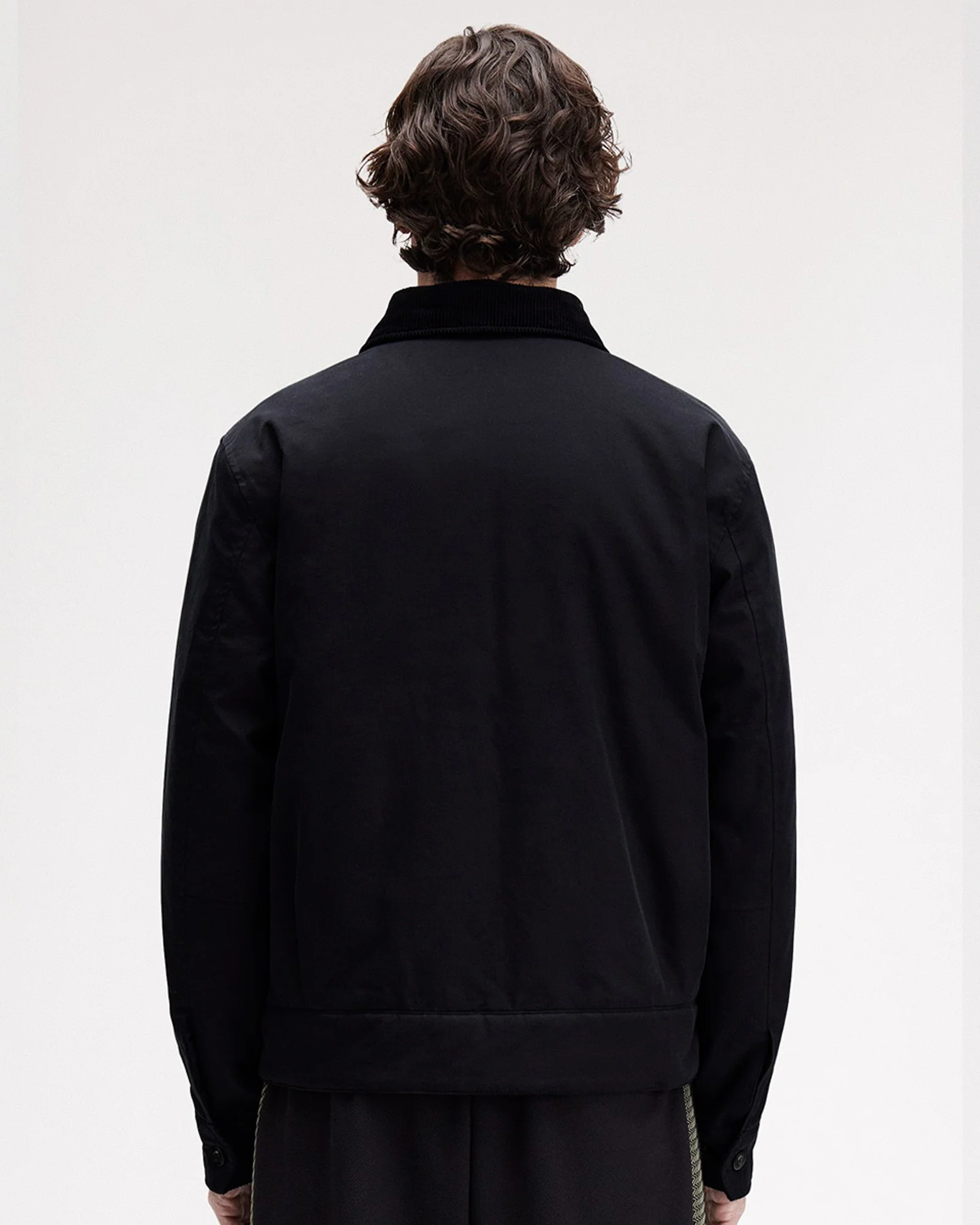 Fred Perry  Cotton Caban Jacket (Black)