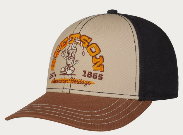 Stetson Since 1865 Snapback Cap (Brown/Blue)