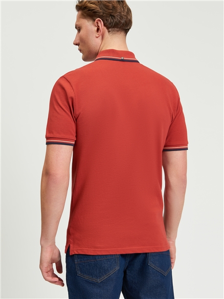 Ben Sherman  Short Sleeve Signature Polo (Jester Red)