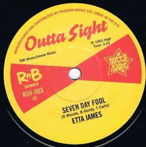 Etta James - Seven Day Fool (7")