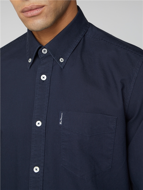 Ben Sherman Oxford Shirt Dark Navy-M