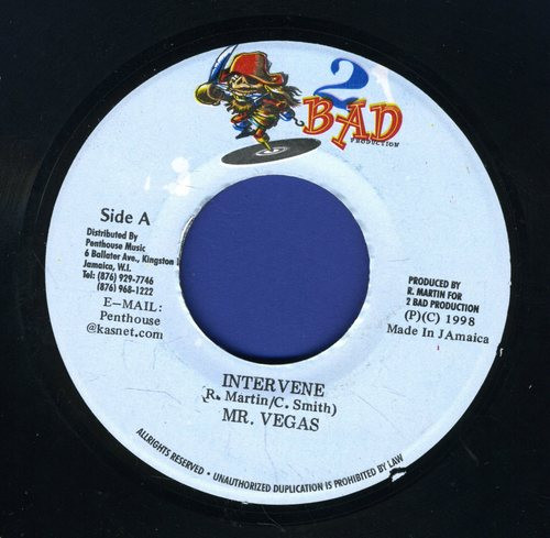 Mr. Vegas – Intervene Broadway Riddim (Version) (7")     