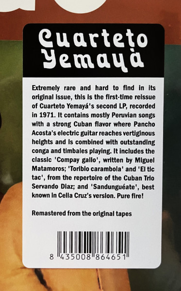 Cuarteto Yemaya – El Tic Tac (LP)  