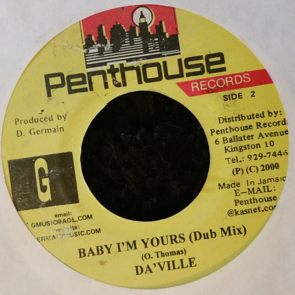 Da'ville - Baby I'm Yours (7'')