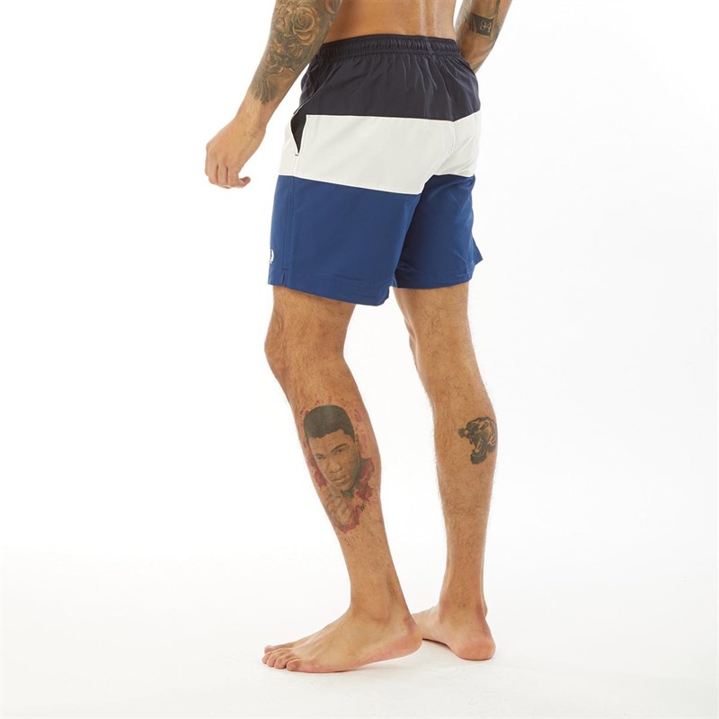 Fred Perry Colour Block Herren Swimshort in Deep Marine