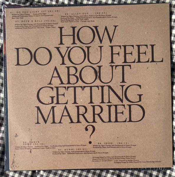 Dijon  – How Do You Feel About Getting Married  (12")  RSD 26