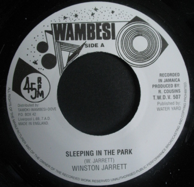 Winston Jarrett - Sleeping In The Park / Version (7")