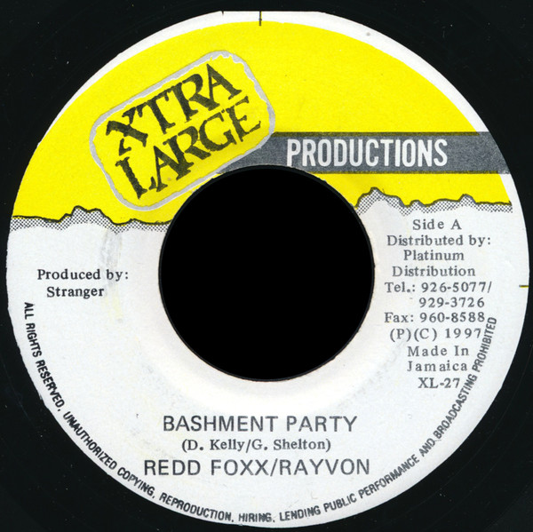 Redd Foxx / Rayvon – Bashment Party  - Showtime Version (7")   