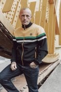Trojan Panel Stripe Track Top (Black) TR/9000