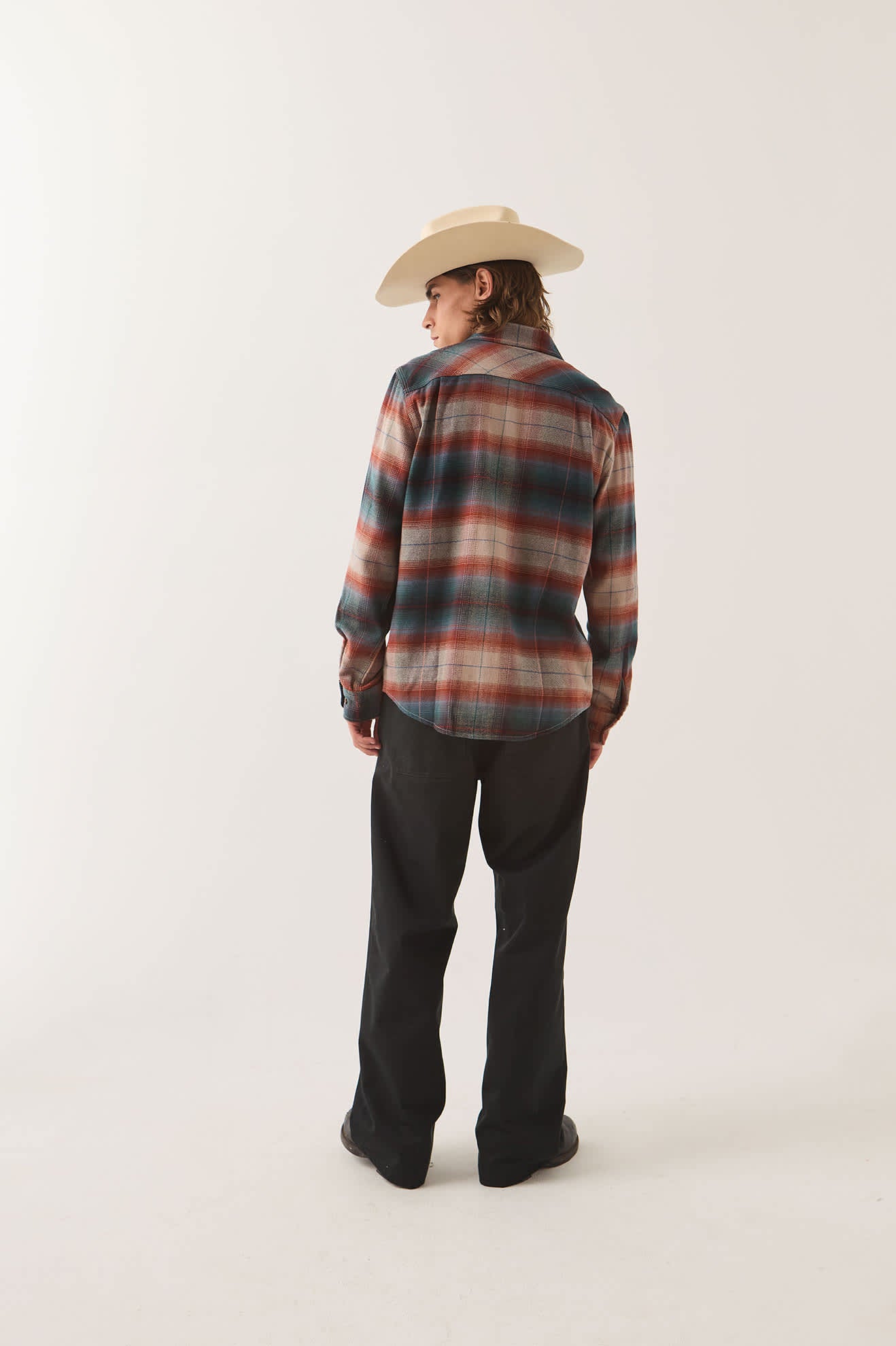 Brixton Bowery Flannel (Multi Shadow)