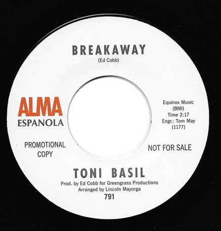 Toni Basil, Jeanette White – Breakaway / Music (7")
