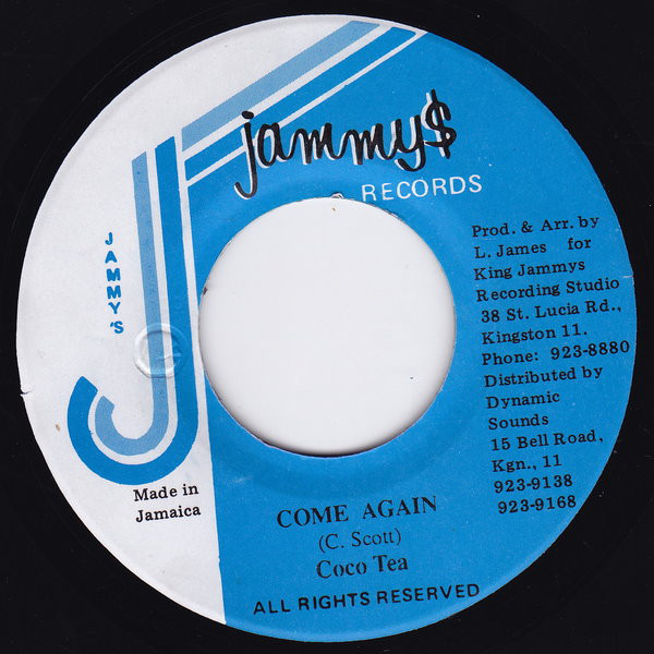 Cocoa Tea - Come Again / Version (7")