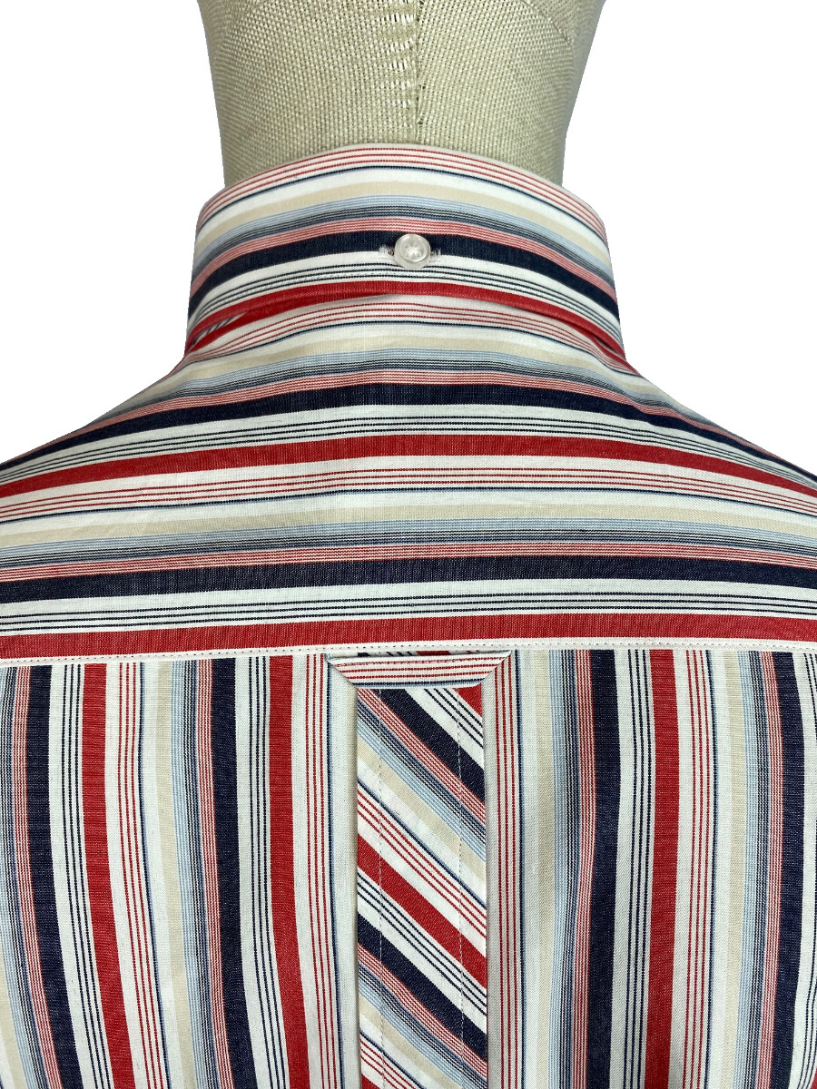 Ska & Soul Stripe Spearpoint Button-Down Pink