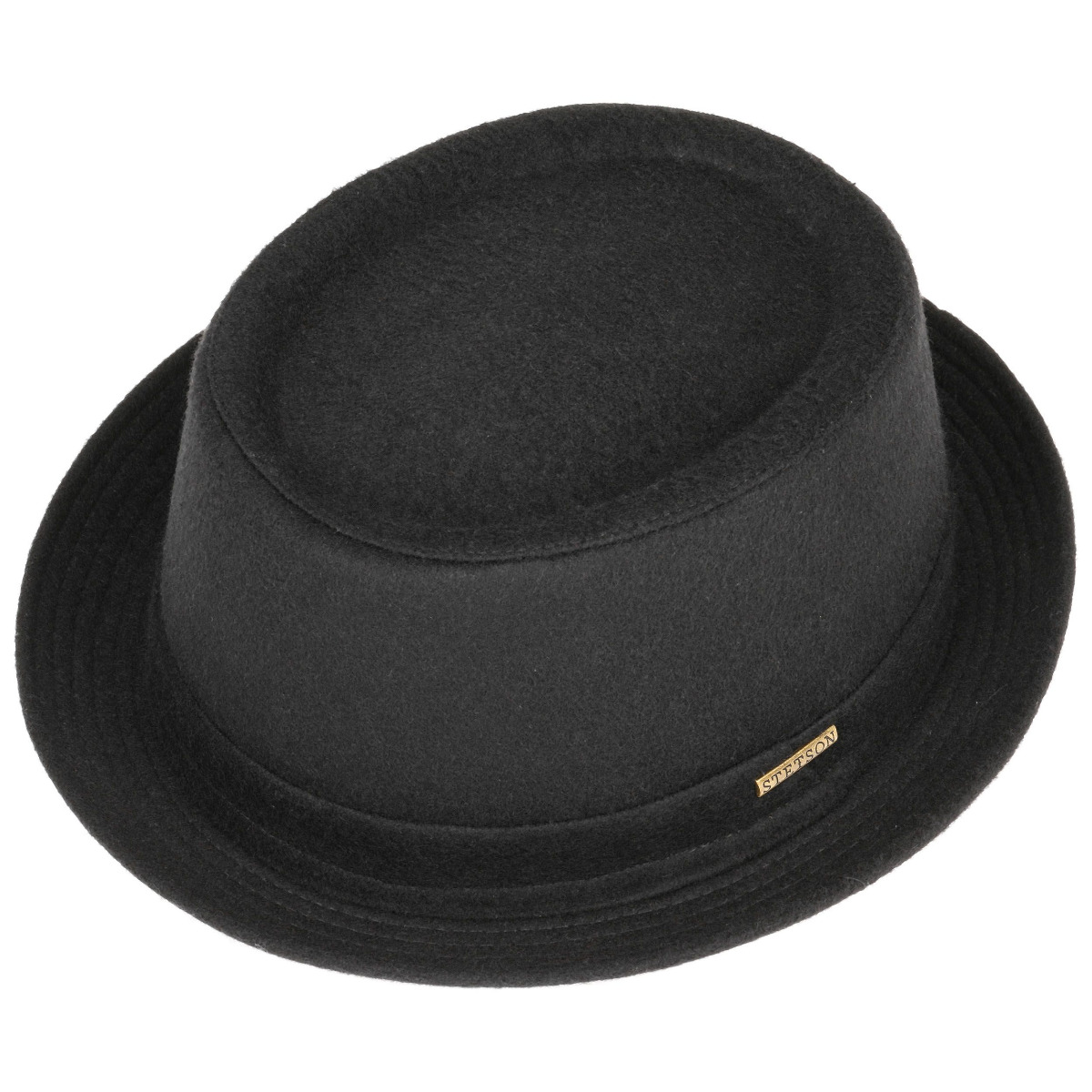 Stetson Wool Pork Pie Hat black-58