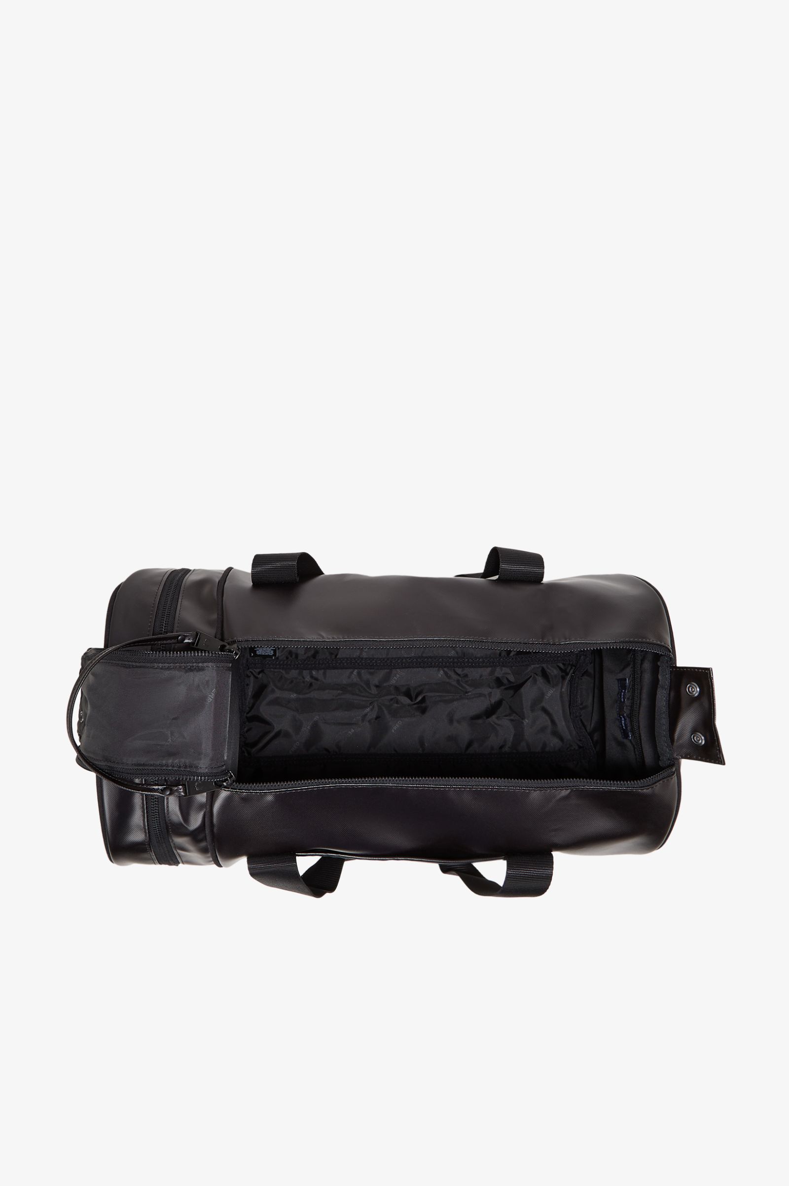 Fred Perry Classic Barrel Bag in Black/Gold