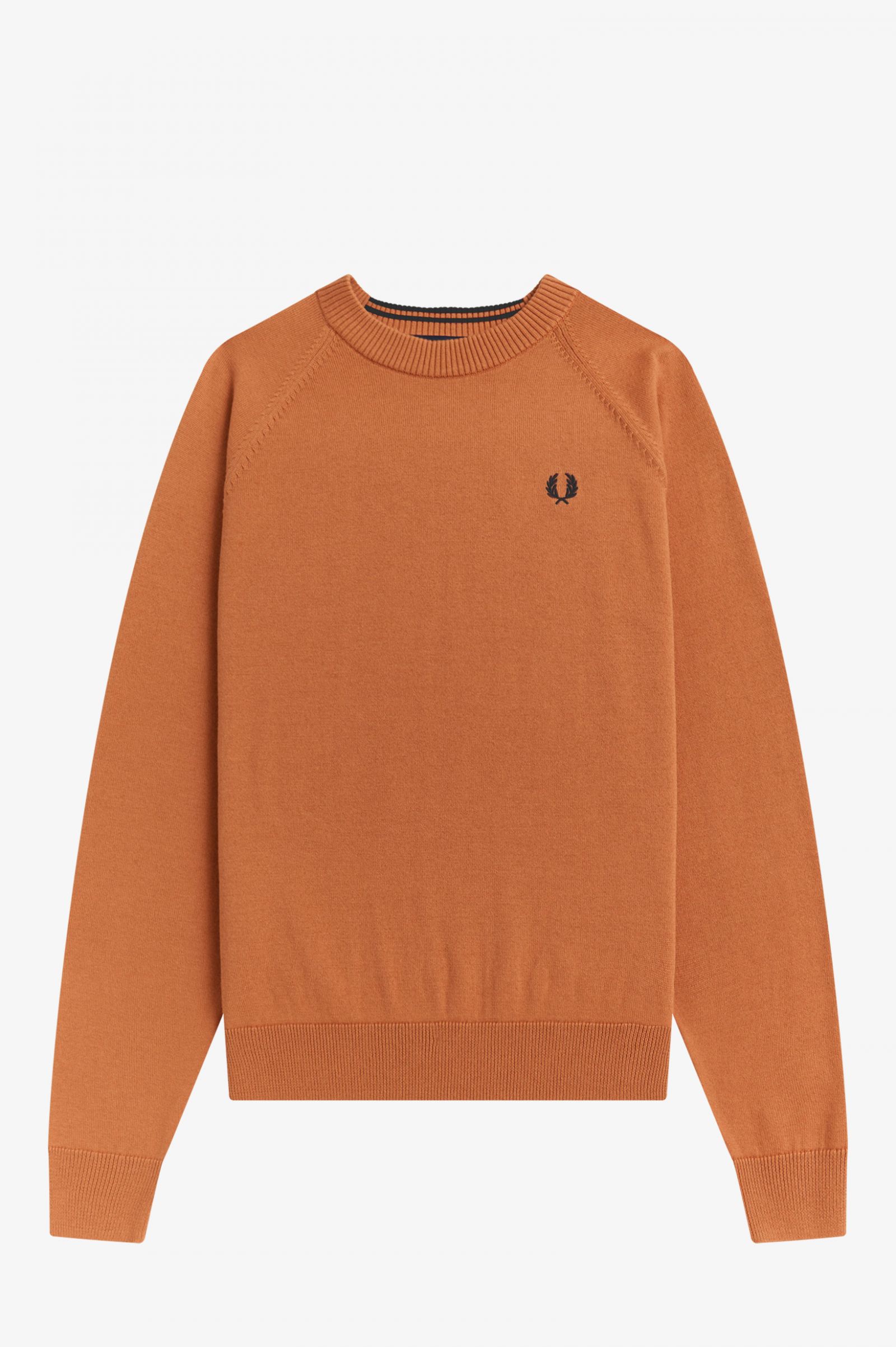 Fred Perry  Damen Crew Neck Jumper Pullover in Court Clay