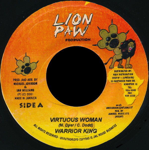 Warrior King - Virtuous Woman (7'')