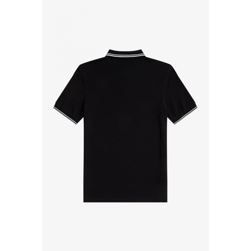  Fred Perry Damen Twin Tipped Poloshirt in Black