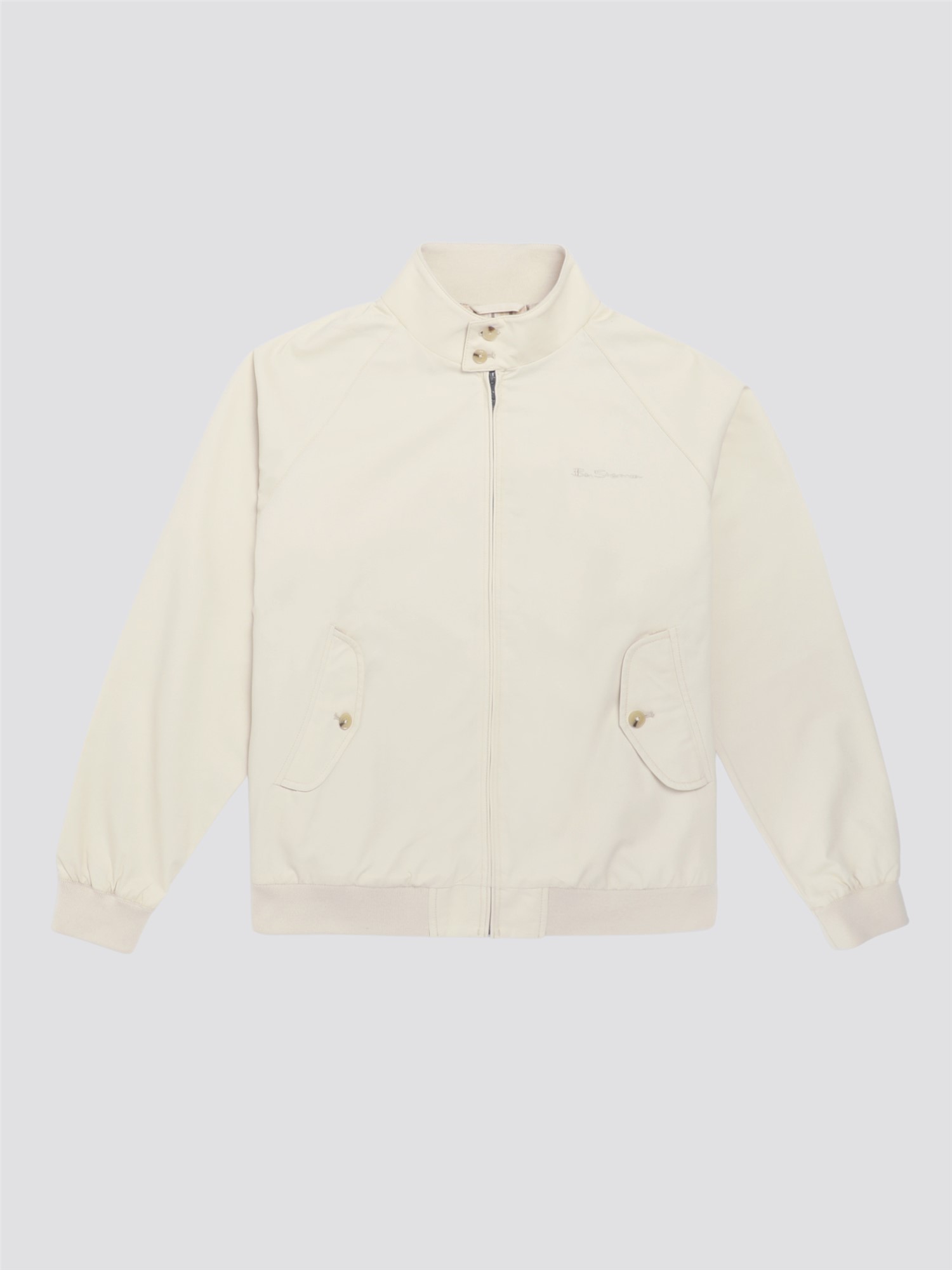 Ben Sherman Signature Harrington Jacket in Cream